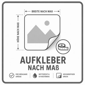 Aufkleber nach Maß